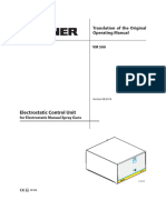 Wagner VM500 Control Unit Manual