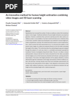 Journal of Forensic Sciences - 2023 - Ciampini - An Innovative Method For Human Height Estimation Combining Video Images