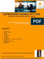 Corporate PPT - Aufbessern Global PVT LTD