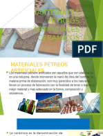 Materiales Petreos, Artificiales, Ceramicos