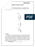 Impact of Jet On Vanes