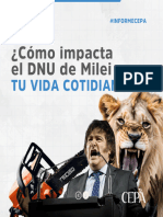 El Dnu de Milei en Tu Vida Cotidiana - Placas Cepa