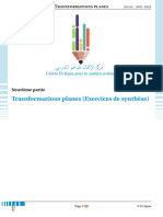 Transformations Planes 7C Exercices de Synth Se