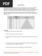 Activity Namingalkanes Student