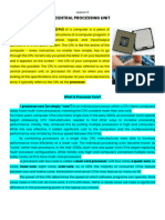 Lesson 6 - Central Processing Unit