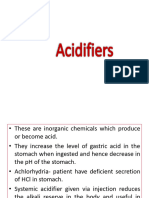 Unit 6 Acidifiers