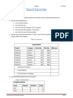 Excel Exercise