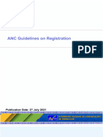 ANC Guidelines On Registration