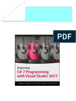 Full Download Beginning C 7 Programming With Visual Studio 2017 1st Edition Benjamin Perkins PDF