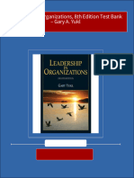 Get Leadership in Organizations, 8th Edition Test Bank - Gary A. Yukl Free All Chapters