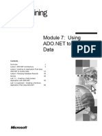 Module 7: Using Data