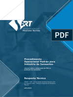 Procedimento Operacional Padrão para Indústria de Saneantes