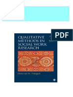 Qualitative Methods in Social Work Research Deborah K. Padgett All Chapters Instant Download