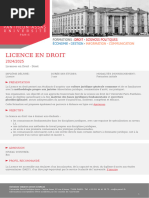 Licence en Droit