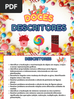 8 e 9 Ano - MT - Doces Descritores