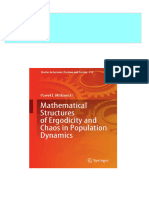 Full Mathematical Structures of Ergodicity and Chaos in Population Dynamics 1st Edition Paweł J. Mitkowski Ebook All Chapters