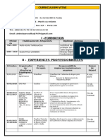 Curriculum Vitae Abdoulaye COULIBALY