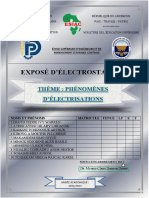 Groupe 6 Exposé D'électrostatique