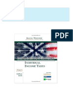 South Western Federal Taxation 2013 Individual Income Taxes 36th Edition Hoffman Solutions Manual PDF Download Full Book With All Chapters