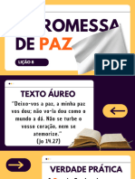 Slides Lição 8 A Promessa de Paz Adultos Canal Texto Áureo