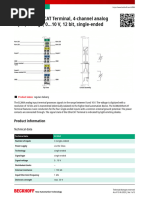 BECKHOFF Entradas Analogicas EL3064