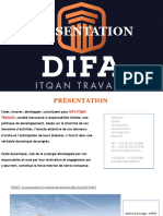 PRÉSENTATION DIFA TRAVAUX Mise A Jour