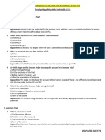 Bnss MCQ For Internal - Pratik Satpute