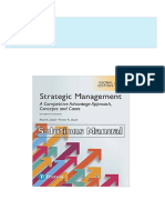 Full Download Strategic Management A Competitive Advantage Approach Concepts and Cases Global Edition 16th Edition David Solutions Manual PDF