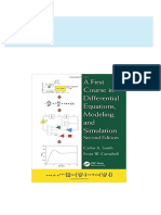 First Course in Differential Equations Modeling and Simulation 2nd Smith Solution Manual 2024 Scribd Download Full Chapters