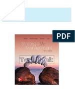 Strategic Management Text and Cases 9th Edition Dess Test Bank Download PDF