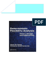 Full Download Deterministic Flexibility Analysis: Theory, Design, and Applications 1st Edition Chuei-Tin Chang PDF