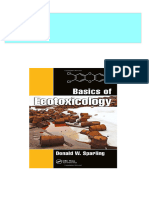 Full Download Basics of Ecotoxicology 1st Edition Donald W. Sparling PDF