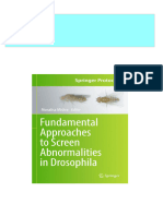 Fundamental Approaches To Screen Abnormalities in Drosophila Monalisa Mishra Download PDF