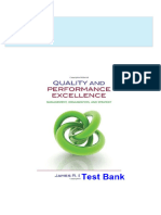 Quality and Performance Excellence 7th Edition Evans Test Bank 2024 Scribd Download Full Chapters