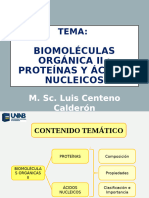 Biomoléculas Orgánicas II Proteínas y Ácidos Nucleicos