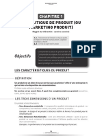 La Politique de Produit (Ou Marketing Produit) : Objectifs