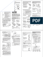 Digital CMOS Laser Sensor GV Series Instruction Manual 96M11664