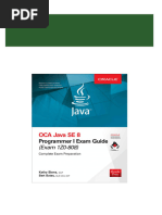 Complete OCA Java SE 8 Programmer I Exam Guide (Exams 1Z0-808) (Certification & Career - OMG) 1st Edition - Ebook PDF PDF For All Chapters