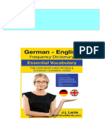 Instant Access To German English Frequency Dictionary Essential Vocabulary 2500 Most Used Words 783 Most Common Verbs J L Laide Ebook Full Chapters