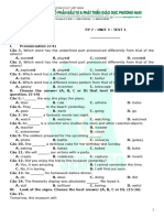 Ôn Tập Học Kì I - Unit 3 - 4