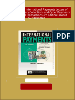 Short Course in International Payments Letters of Credit Documentary Collections and Cyber Payments in International Transactions 3rd Edition Edward G. Hinkelman 2024 Scribd Download