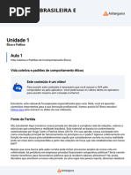 Sociedade Brasileira E Cidadania: Unidade 1