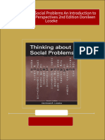 Full Download Thinking About Social Problems An Introduction To Constructionist Perspectives 2nd Edition Donileen Loseke PDF