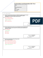 DHeeraj Answer Key