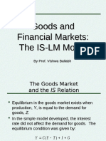 Goods and Finacila Market Is LM Model