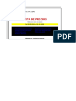 Lista de Precios 30 05 2024