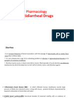 Pharmacology: Antidiarrheal Drugs