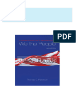 We The People An Introduction To American Government 9th Edition Patterson Test Bank All Chapter Instant Download