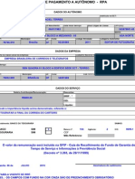 Recibo Autônomo - Modelo