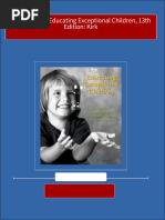 Instant Download For Test Bank For Educating Exceptional Children, 13th Edition: Kirk 2024 Full Chapters in PDF